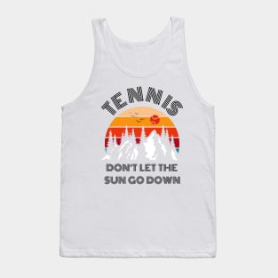 US Open Tennis. Don't Let The Sun Go Down Tank Top